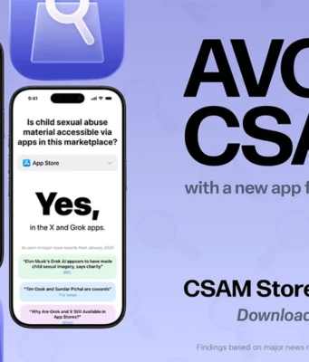 Aplikace CSAM Store Checker umožňuje zkontrolovat, zda konkrétní obchod s aplikacemi obsahuje aplikace, kde je přístupný CSAM