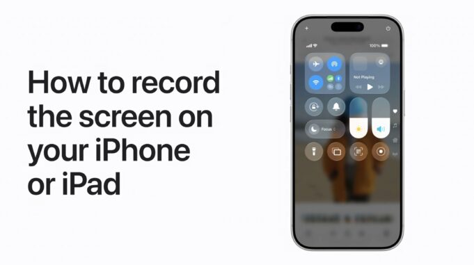 Apple návody – Jak vytvořit záznam obrazovky na vašem iPhonu nebo iPadu