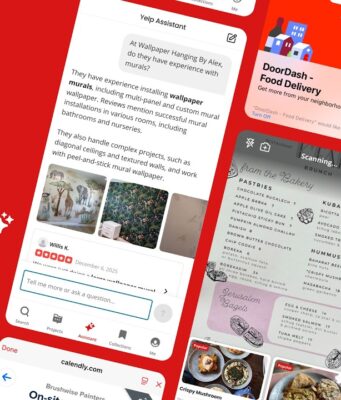 Aplikace Yelp nyní obsahuje ozšířenou verzi svého agentního chatbota Yelp Assistant