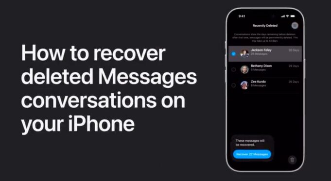 Apple návody – Jak obnovit smazané konverzace v aplikaci Zprávy na vašem iPhonu