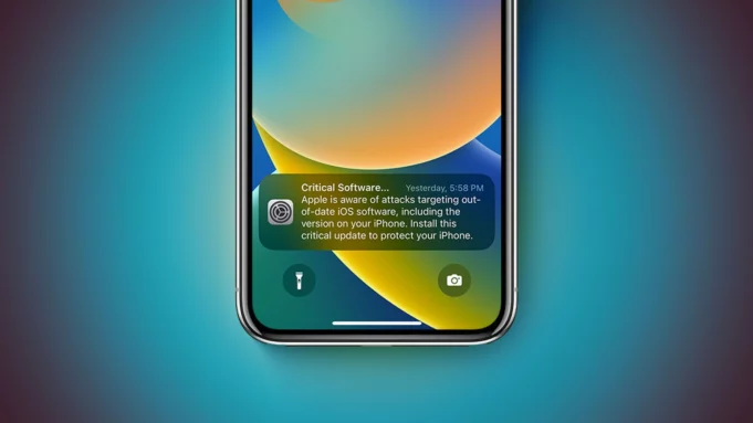 Apple začal varovat uživatele se staršími verzemi iOS před aktivními webovými útoky