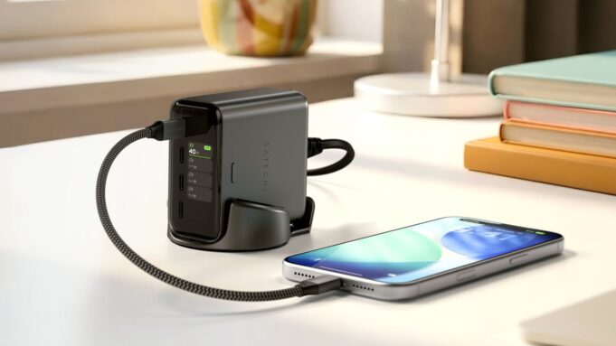 Satechi představil novou nabíječku ChargeView 140W s inteligentním nabíjením a digitálním displejem