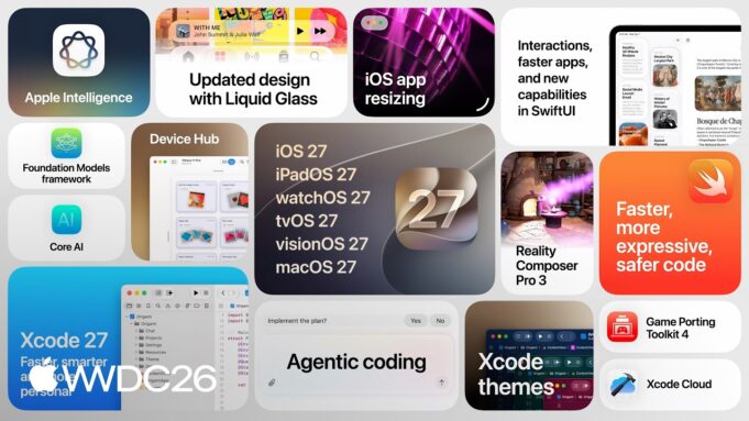Apple zveřejnil pětiminutové video, které shrnuje klíčové oznámení z WWDC26