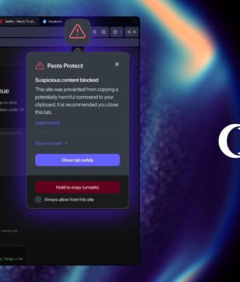 Opera přidává ochranu proti novému typu kybernetických útoků. Funkce Paste Protect blokuje škodlivé příkazy