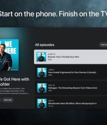 Populární podcastová platforma Pocket Casts je nyní dostupná na všech modelech Apple TV