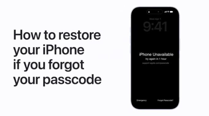 Apple návody – Jak obnovit váš iPhone, pokud jste zapomněli přístupový kód