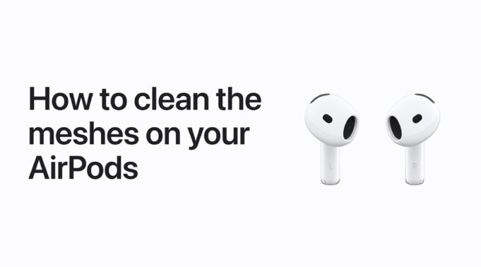 Apple návody – Jak vyčistit AirPods (3. generace a novější)